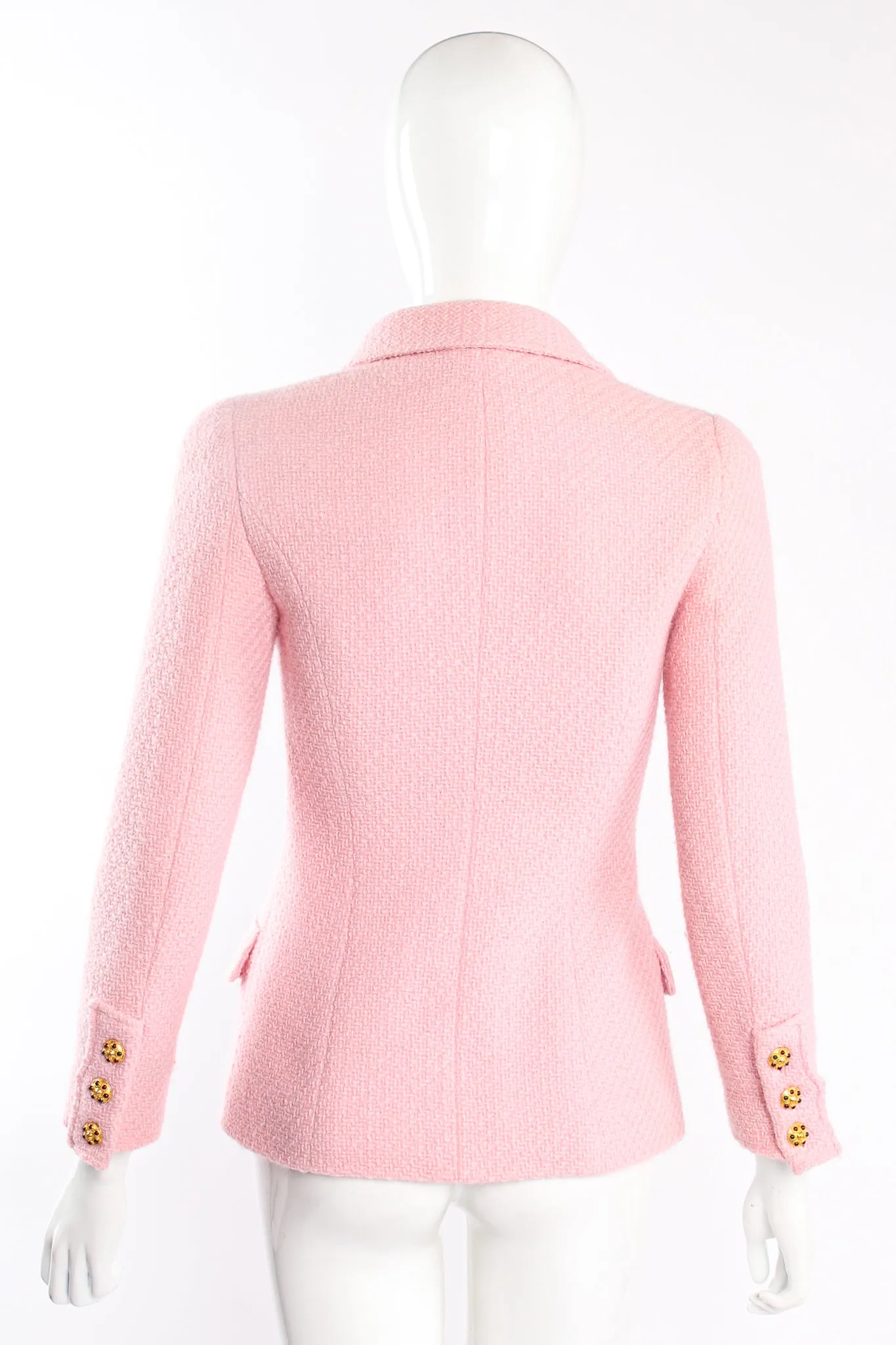 1996 A/W  Bouclé Tweed Gripoix Button Jacket
