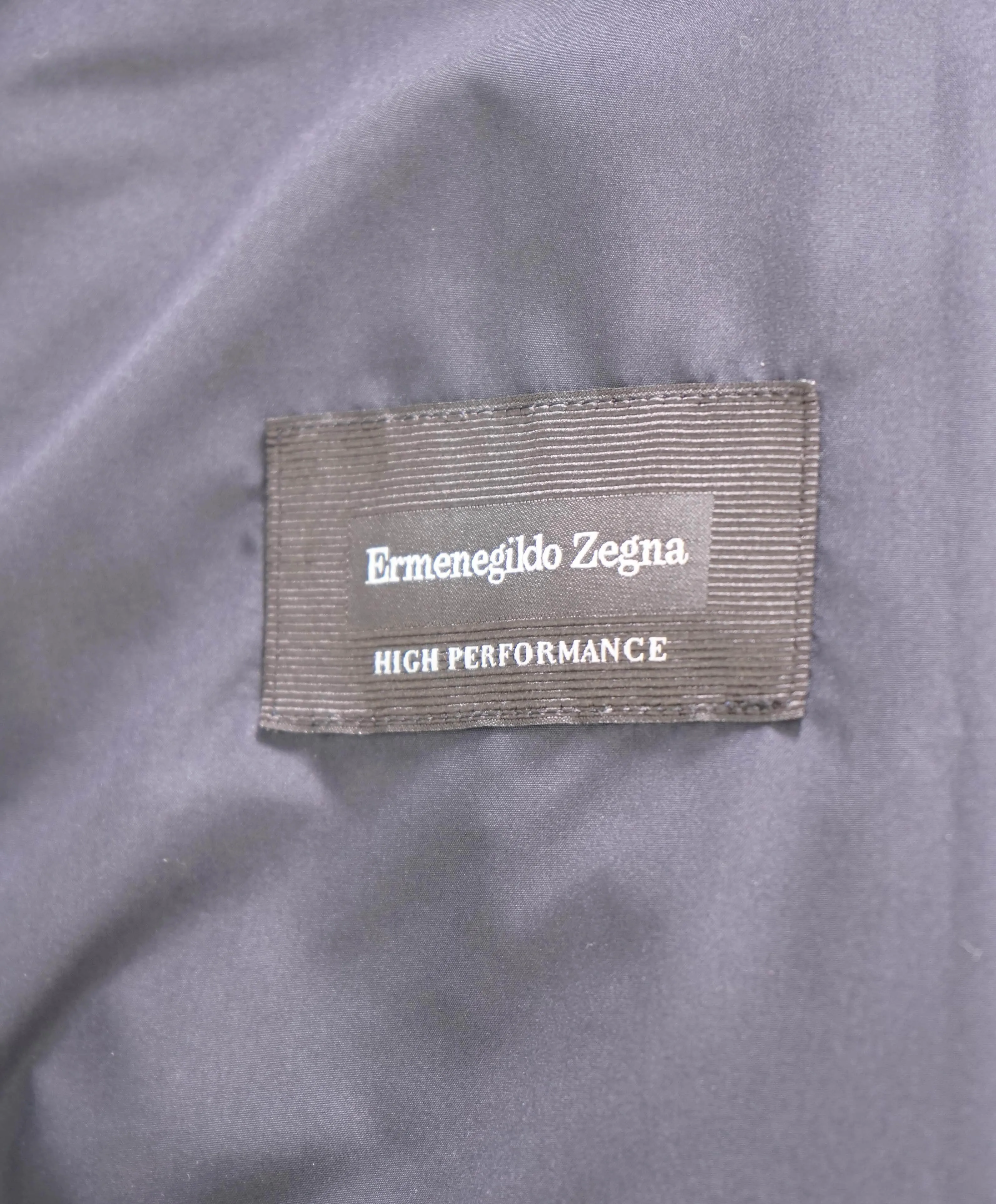 $2,495 ZEGNA - "HIGH PERFORMANCE" Navy Quilted Padded Vest - 48US (58EU) 3XL