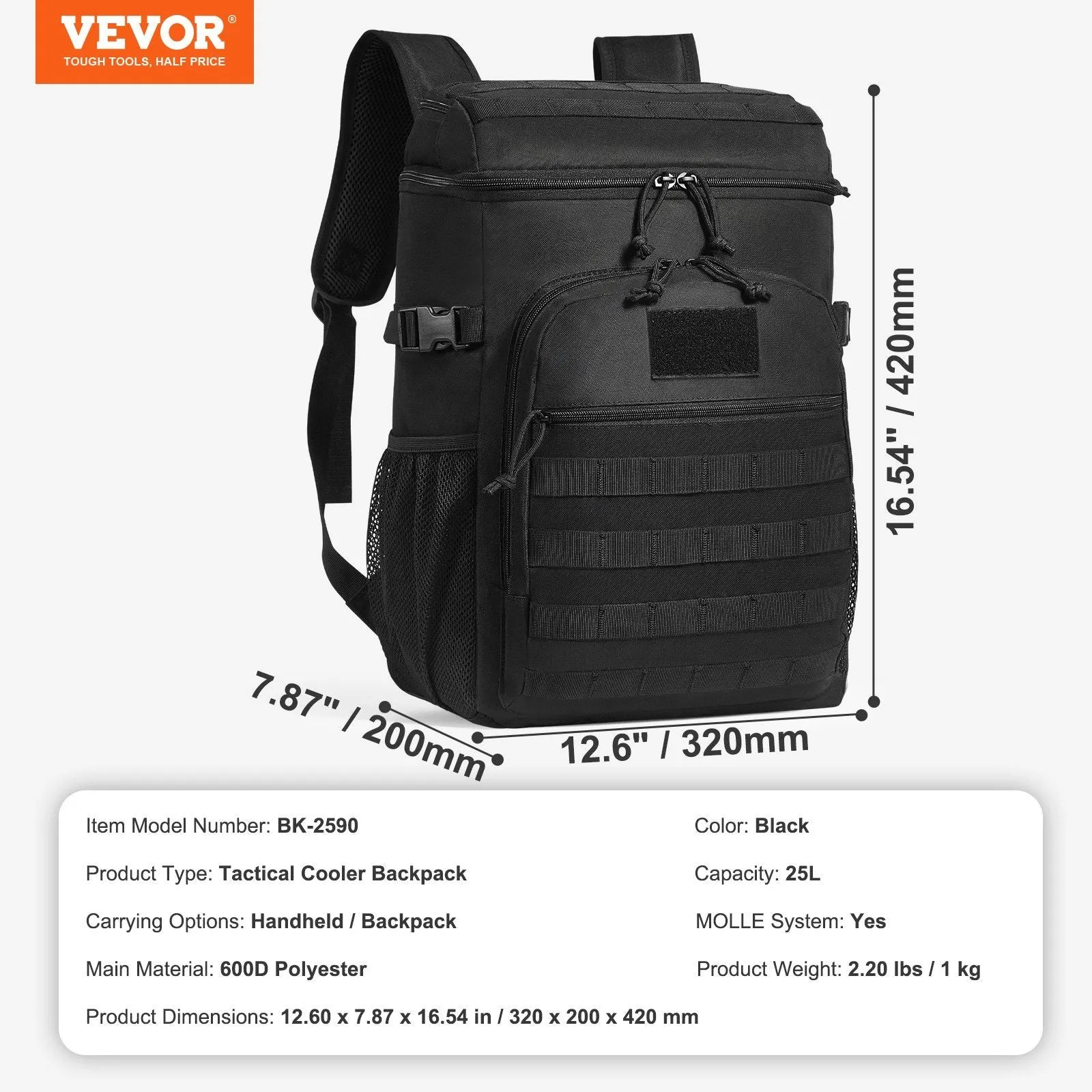 25L Insulated Cooler Backpack