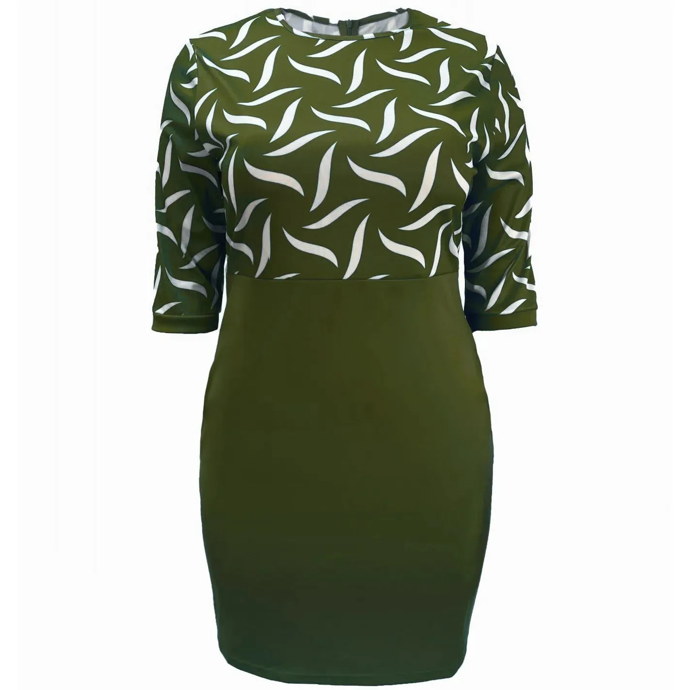 5XL 4XL Plus Size Clothes Dresses Office Lady