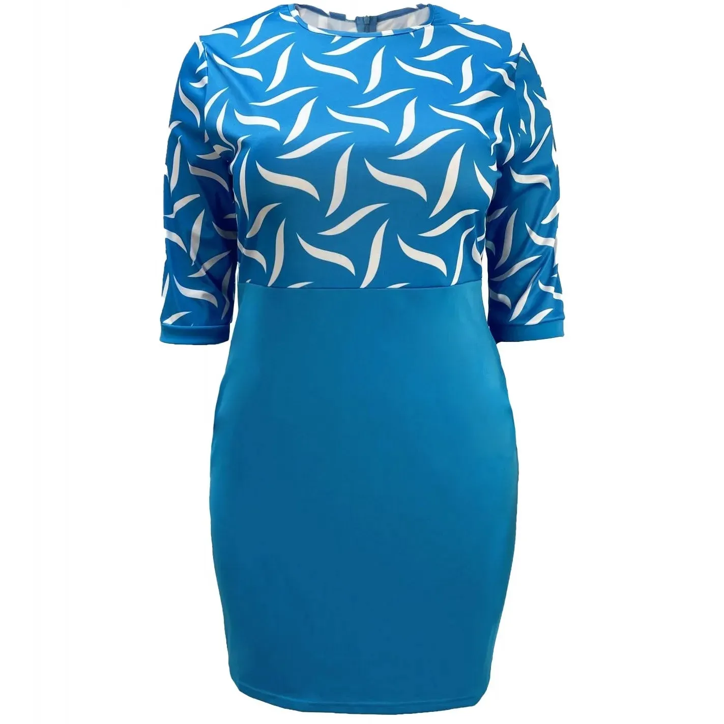 5XL 4XL Plus Size Clothes Dresses Office Lady
