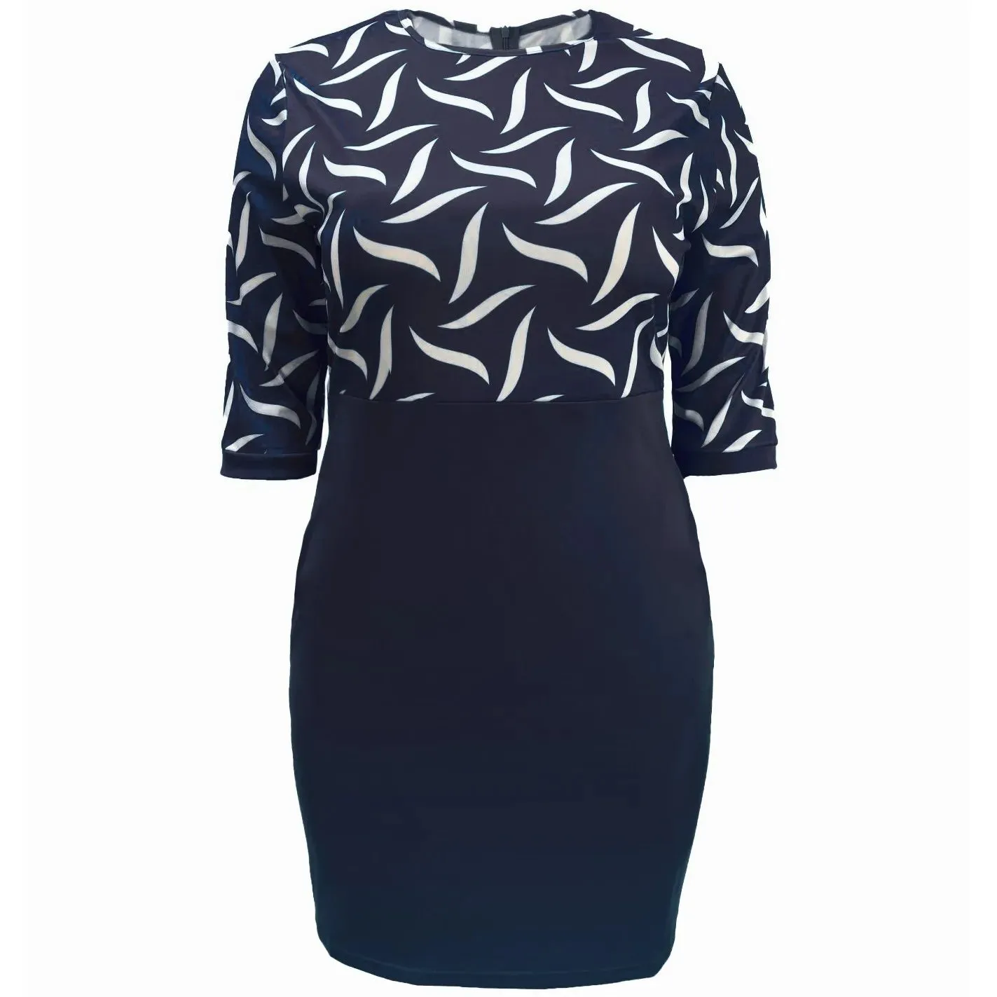 5XL 4XL Plus Size Clothes Dresses Office Lady