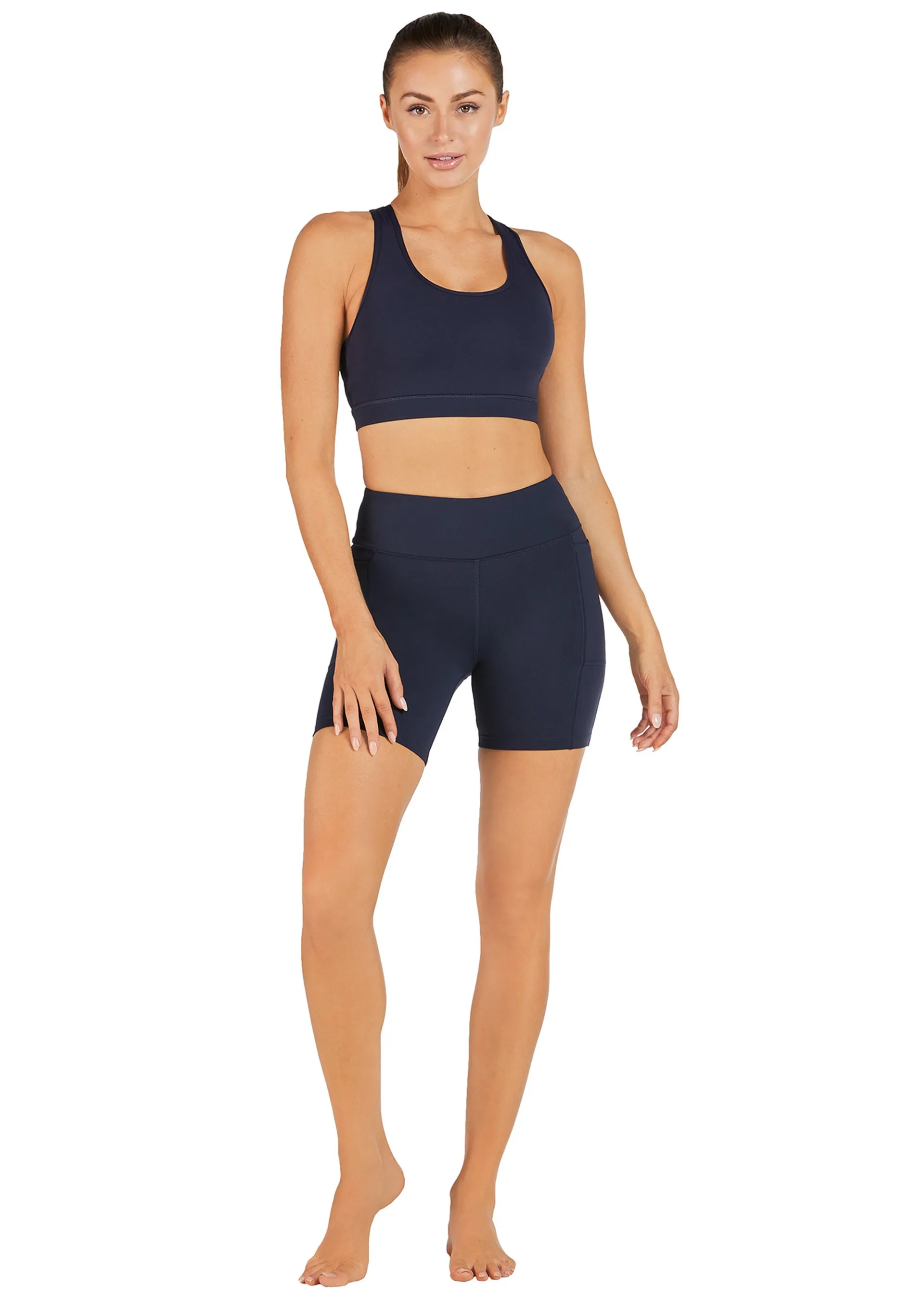 Abi & Joseph Leo Hi-Tech Sports Bra | Deep Navy