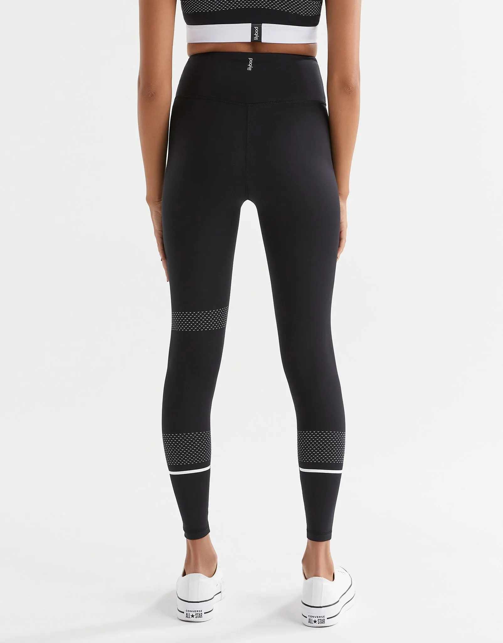ACTIVATE Full Length Legging - Black / White
