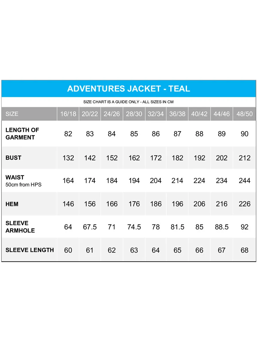 Adventures Jacket - Teal*