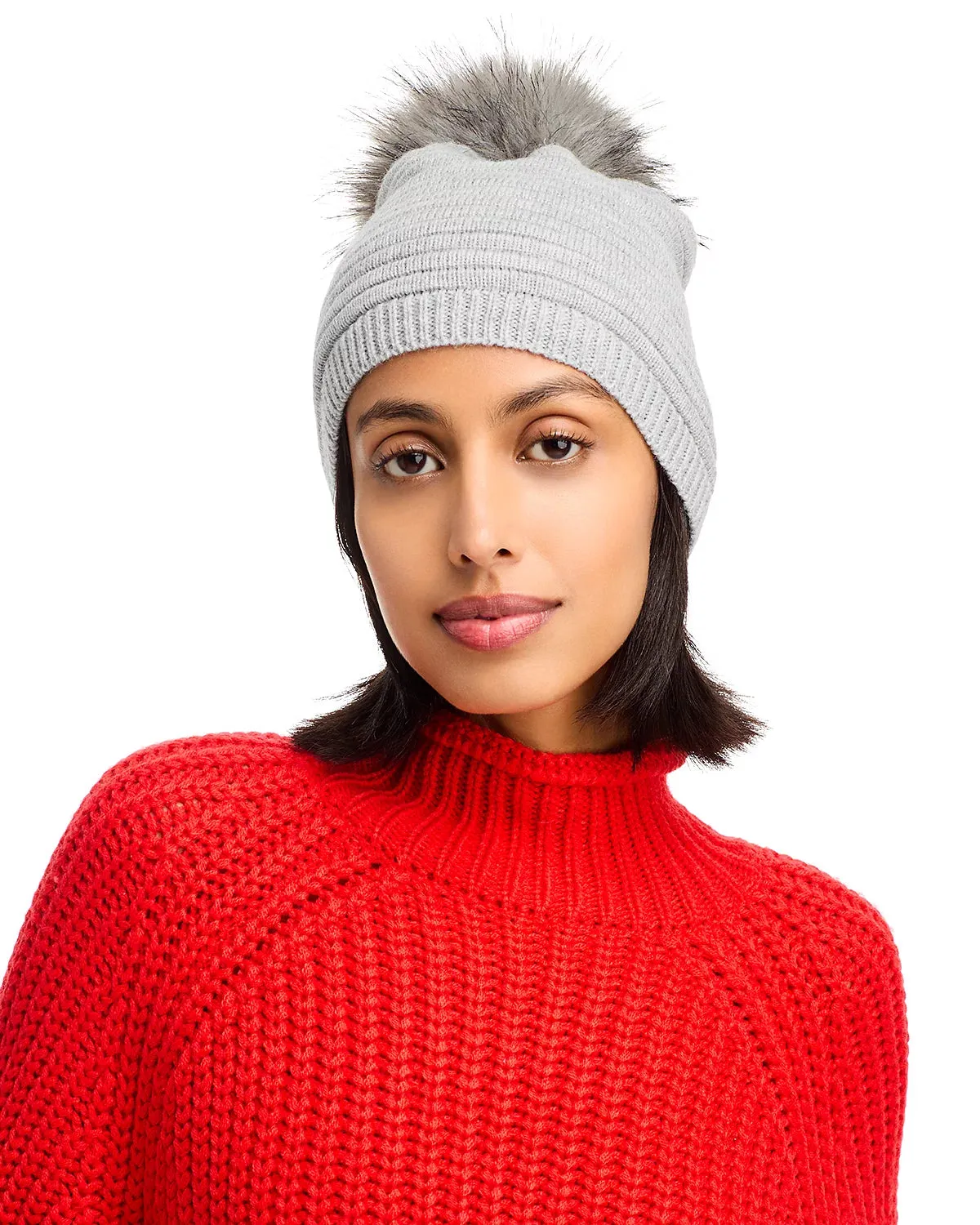Aline Faux Fur Beanie