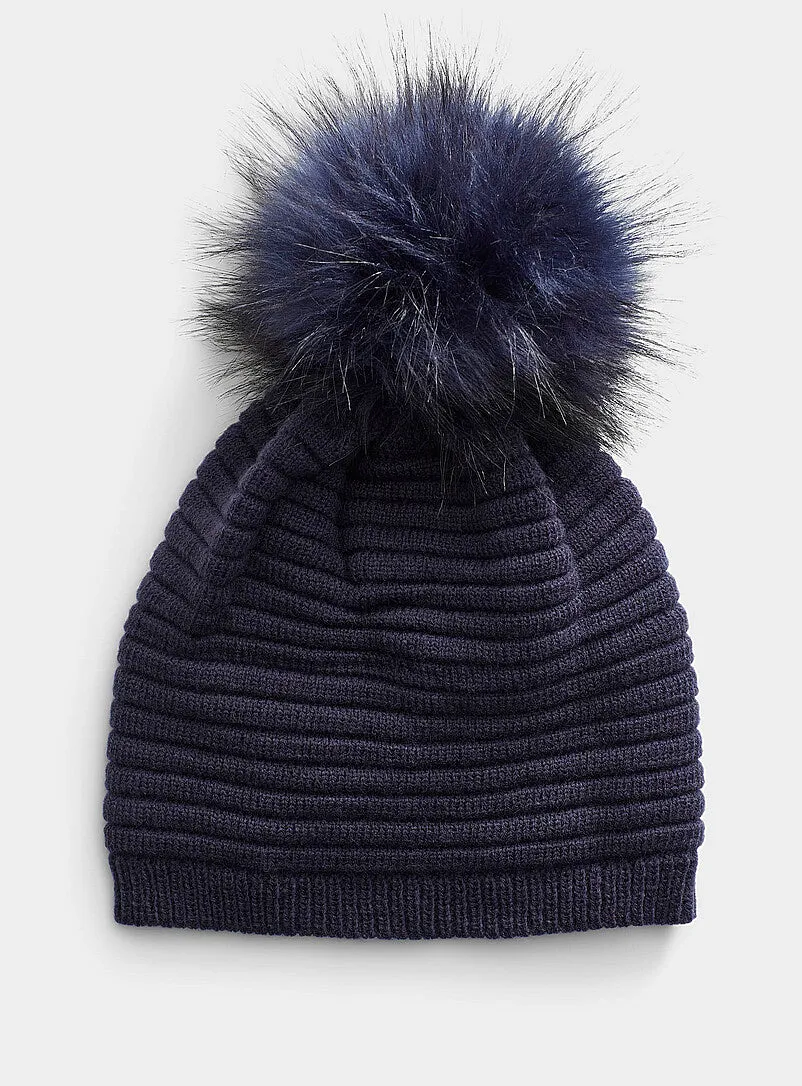 Aline Faux Fur Beanie