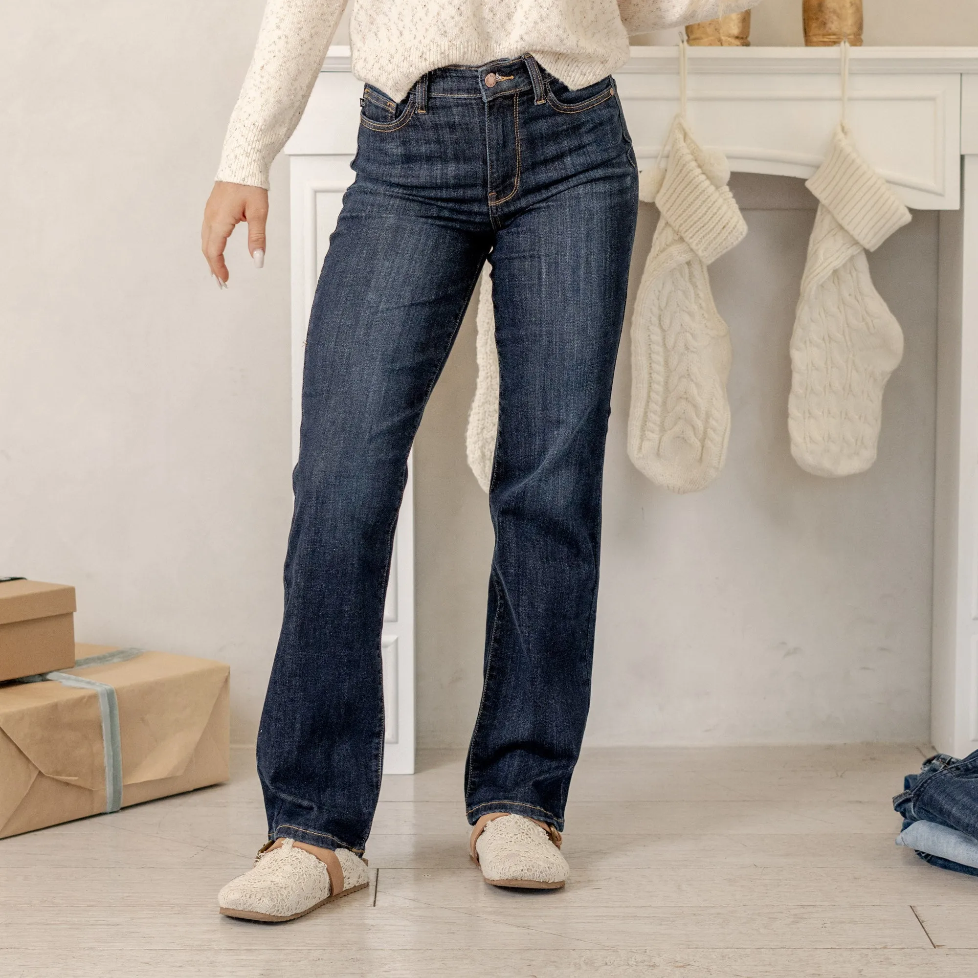 All I Want High Rise Straight Leg Regular & Plus Sizes