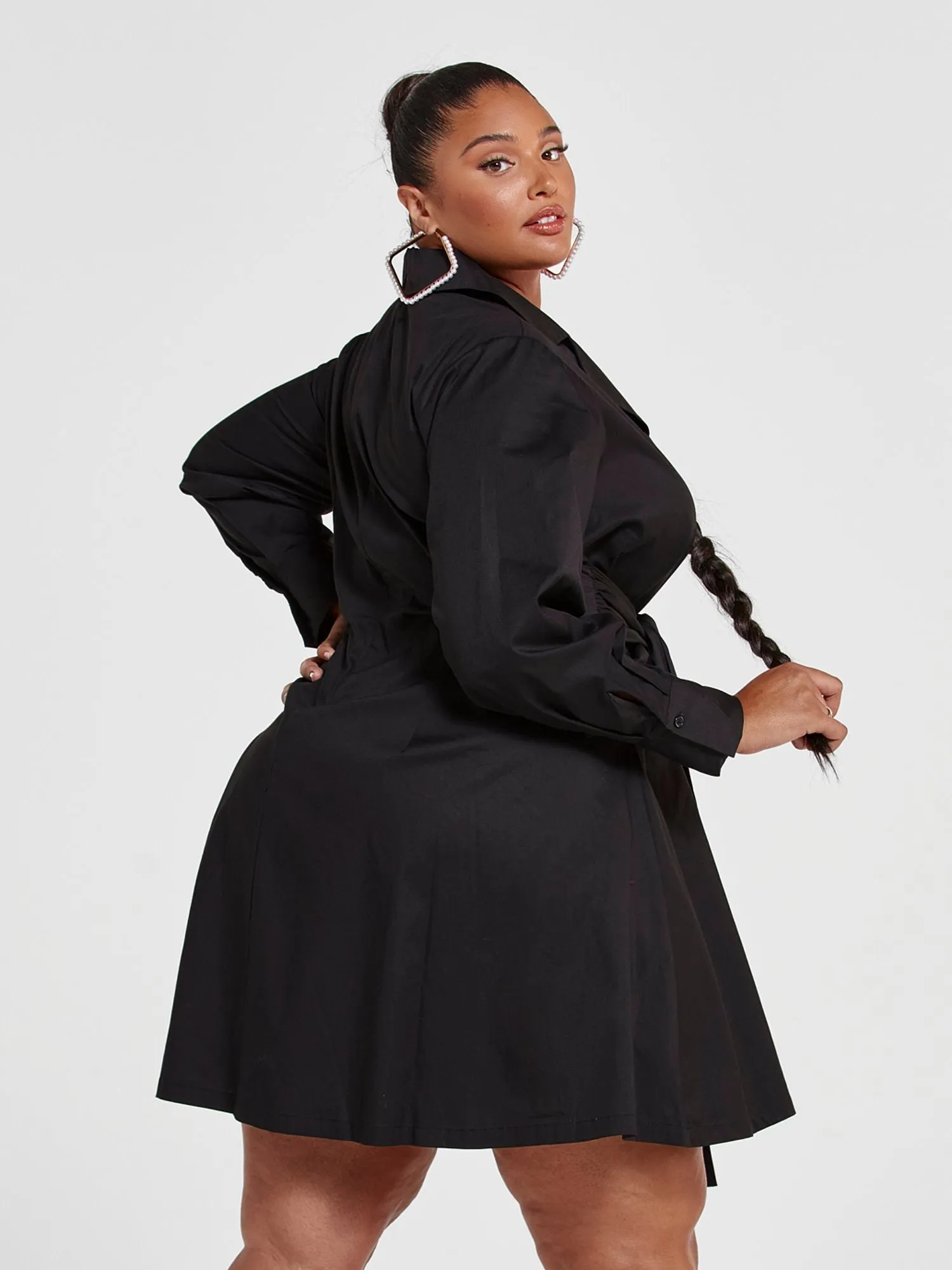 Anita Tie Front Shirt Dress