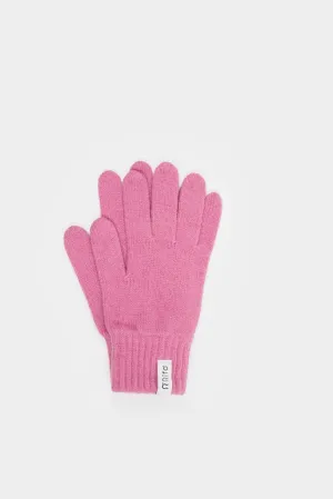 Anita Women's Recycled Cashmere Gloves in pink confetti