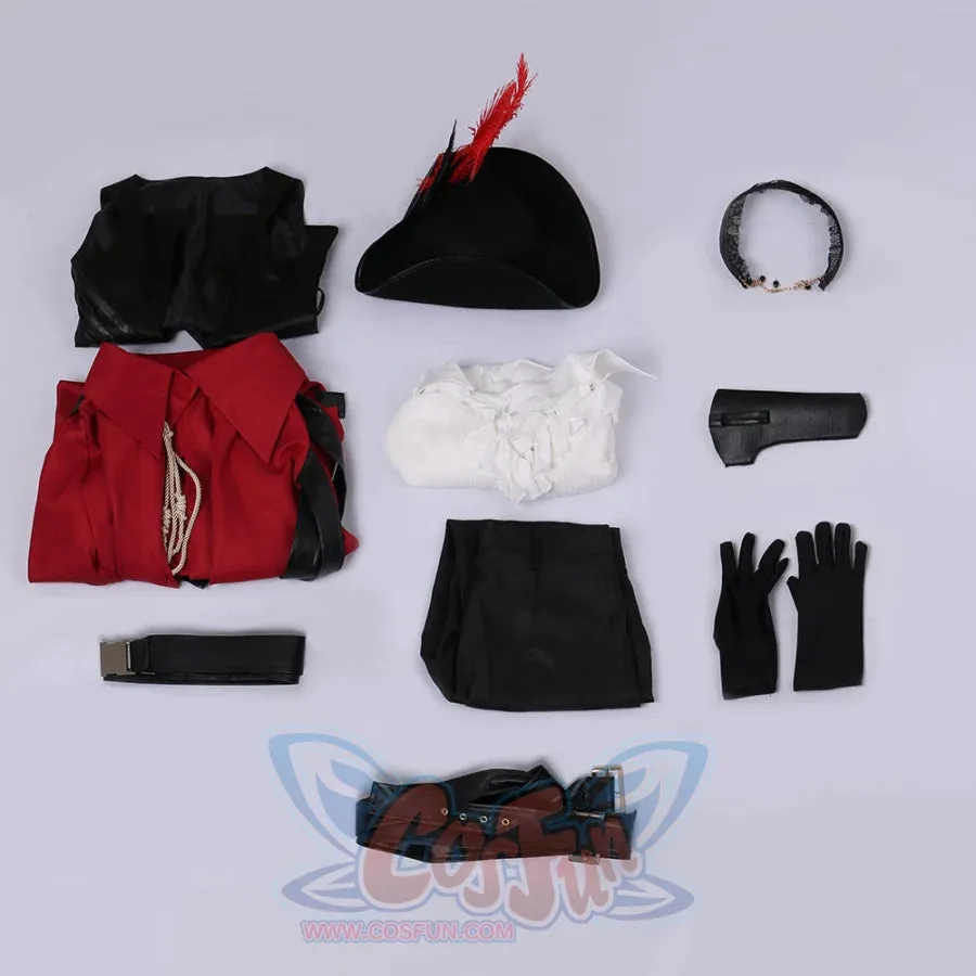 Arknights Phantom & Crimson Solitaire Cosplay Costume C01115