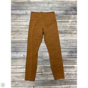 Athletic Leggings By Athleta In Brown, Size: S