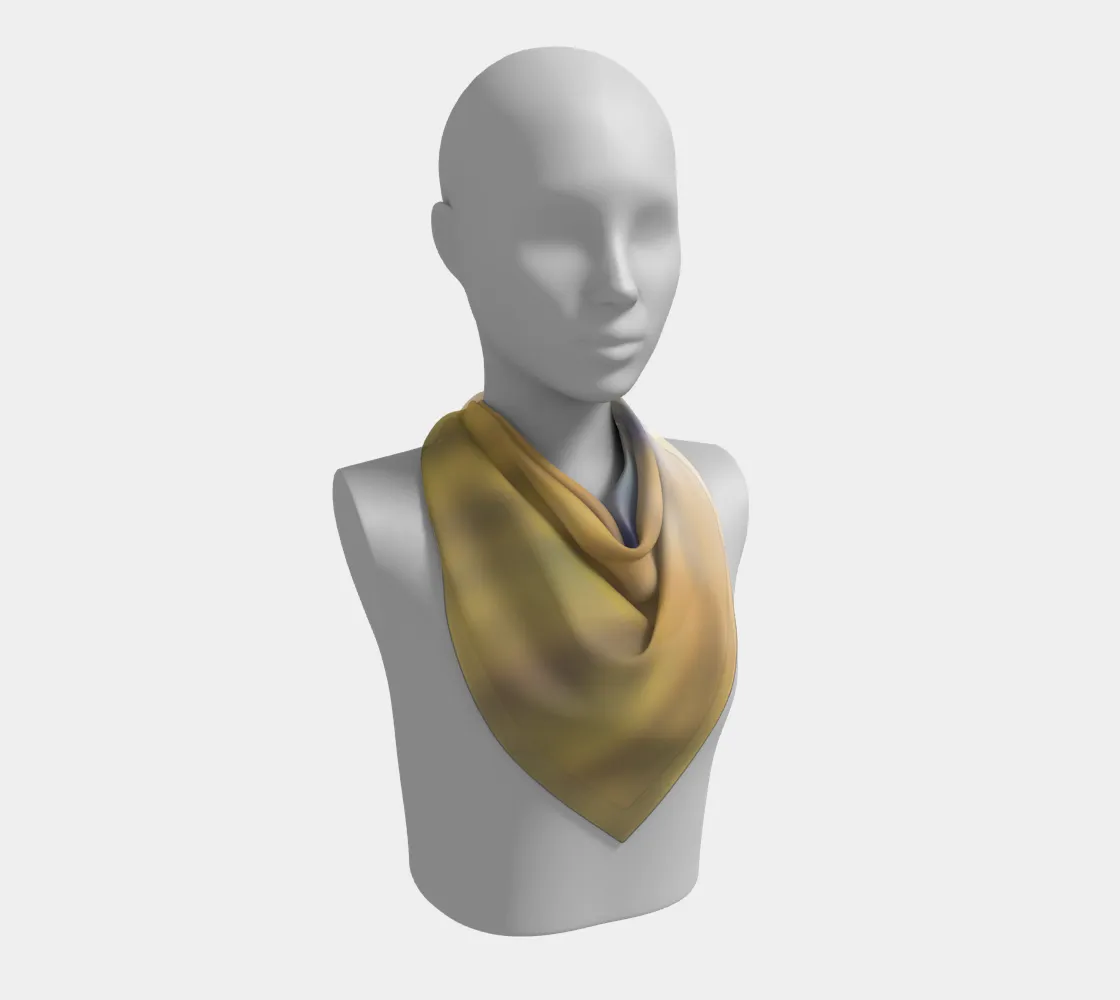 Autumn reflections square scarf