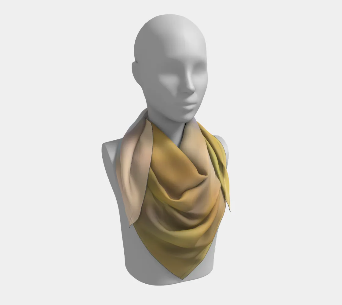 Autumn reflections square scarf