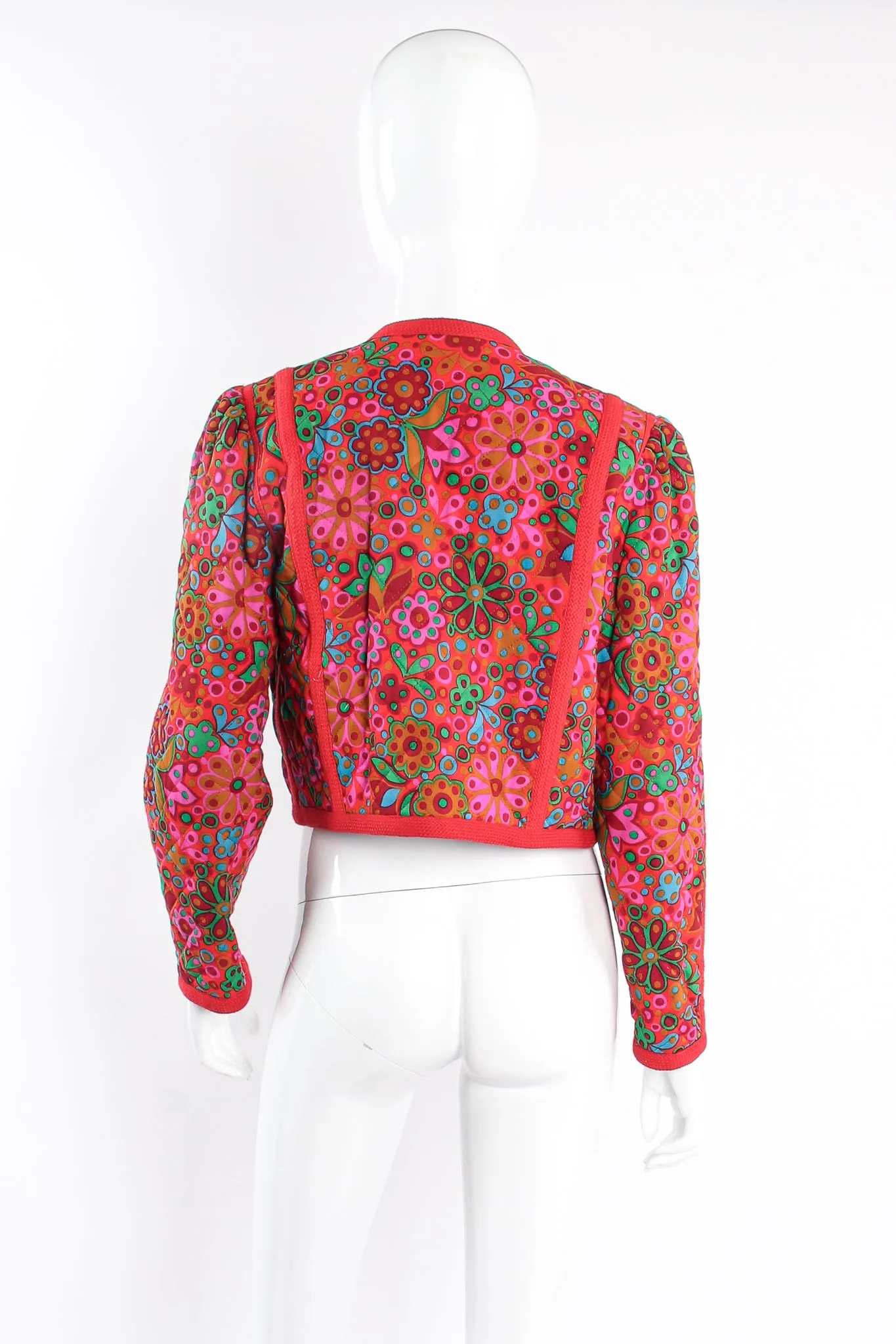 A/W 1990 Floral Quilted Crop Jacket