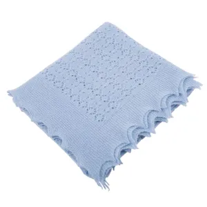 Baby Boy Cashmere Shawls, Luxury  G.H.Hurt & Son Baby Shawl, Baby Receiving Blanket
