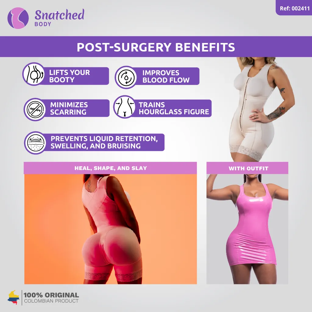 BBL & Lipo | Stage 2 Faja Post-Op Shapewear | With Bra