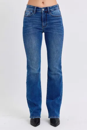 Bette Mid-Rise Bootcut Jeans – Dark Wash by Judy Blue