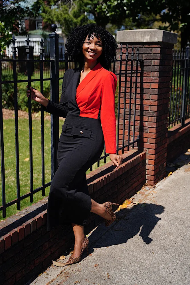 Bishop black and Red dress