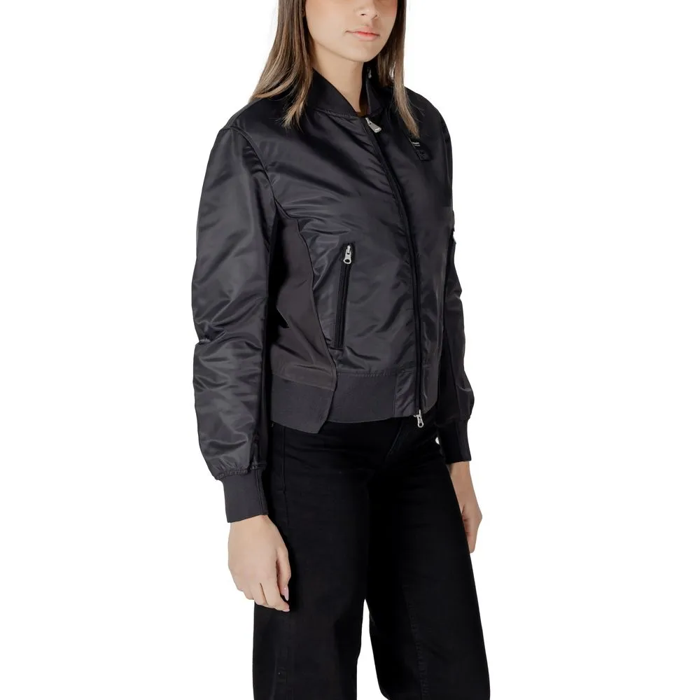 Black Polyamide Jackets & Coat