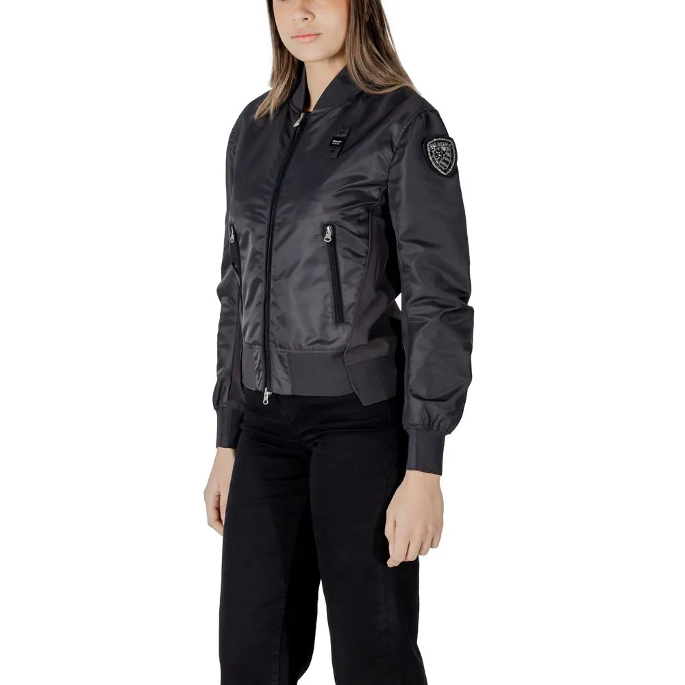 Black Polyamide Jackets & Coat