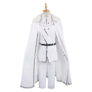 Blue Lock Nagi Seishiro White Uniform Cosplay Costume