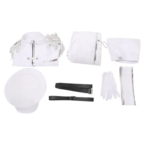 Blue Lock Nagi Seishiro White Uniform Cosplay Costume