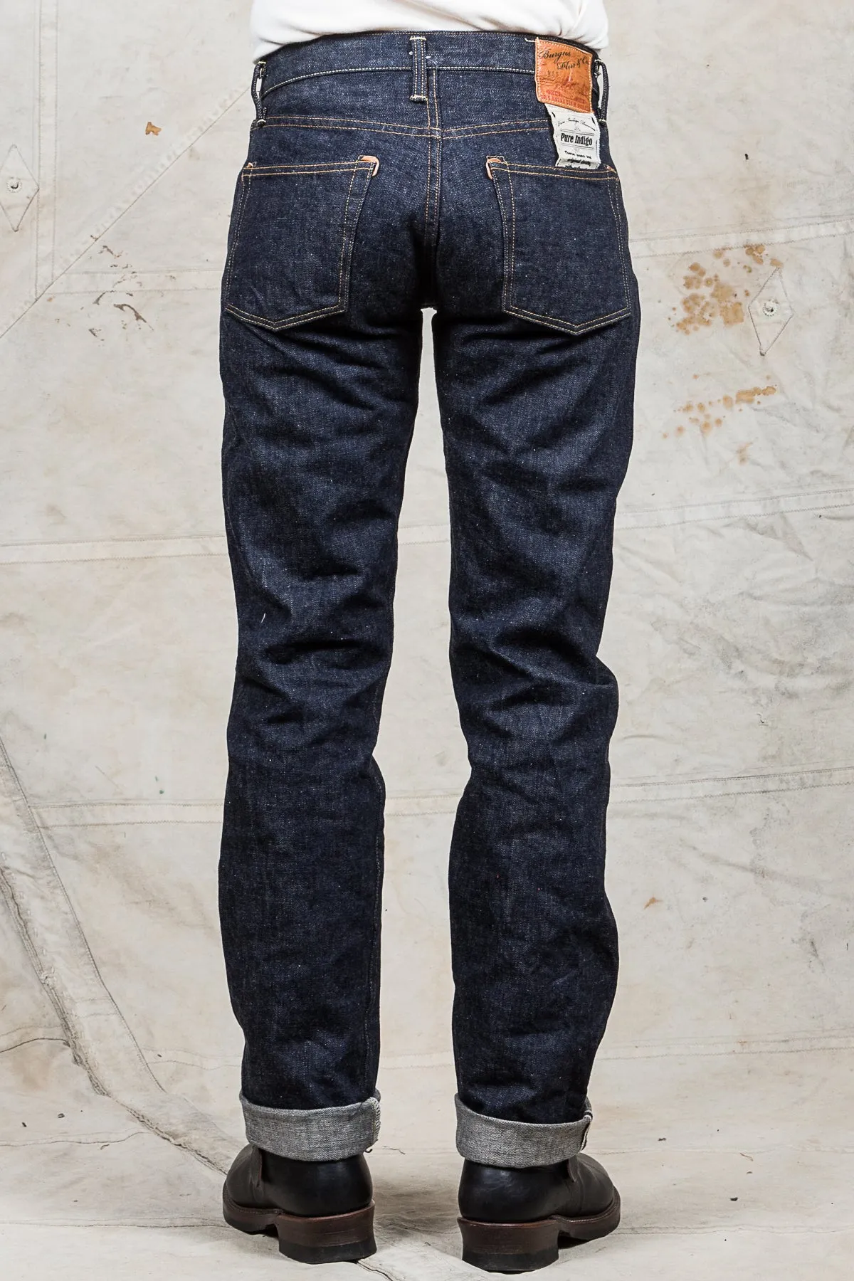 Burgus Plus & Co. 955-xx Natural Indigo Selvedge Denim Jeans