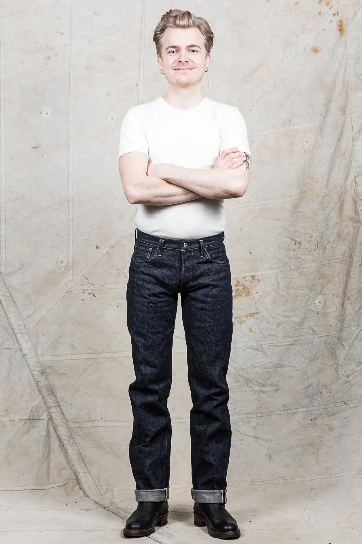 Burgus Plus & Co. 955-xx Natural Indigo Selvedge Denim Jeans