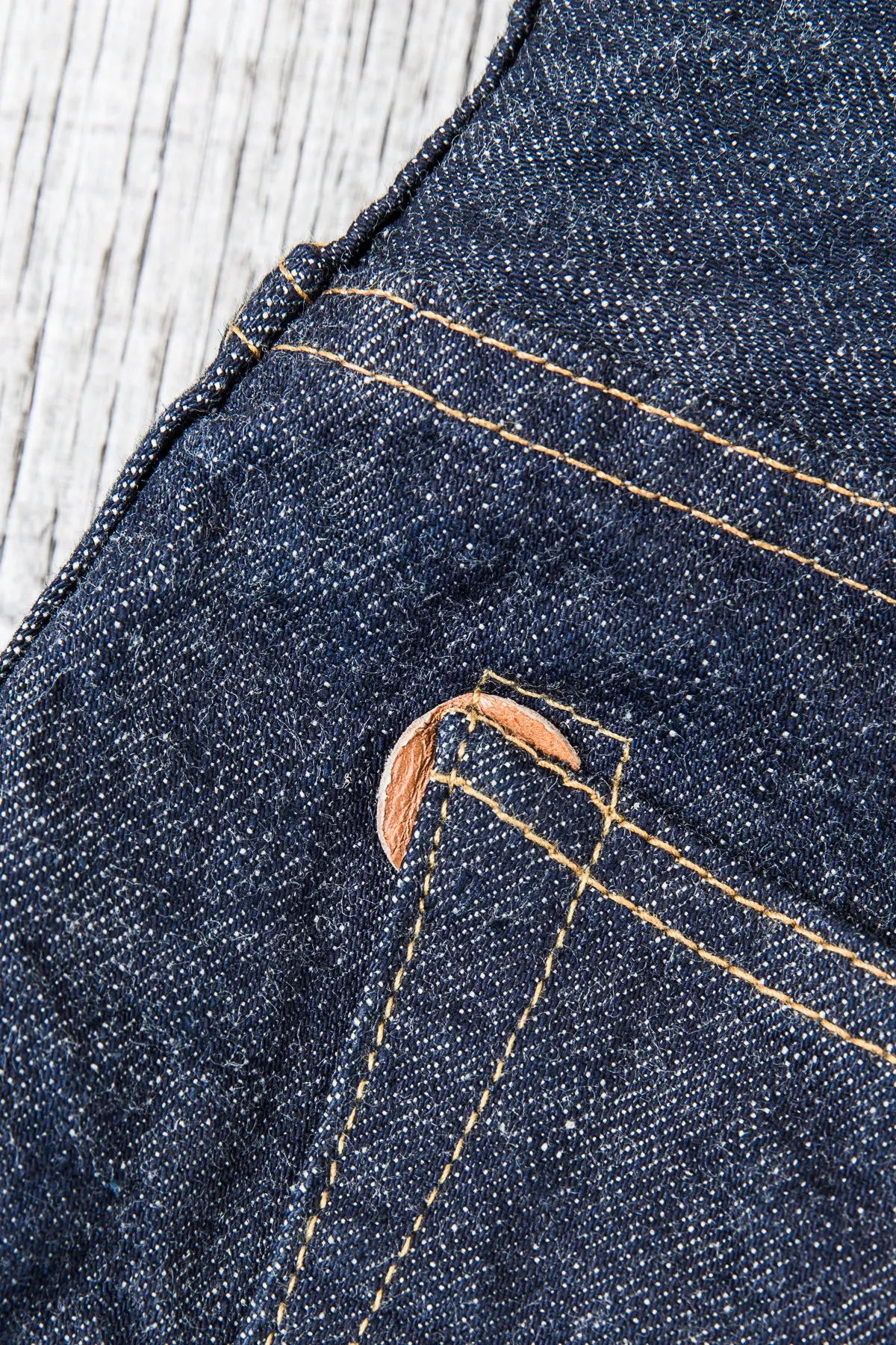 Burgus Plus & Co. 955-xx Natural Indigo Selvedge Denim Jeans