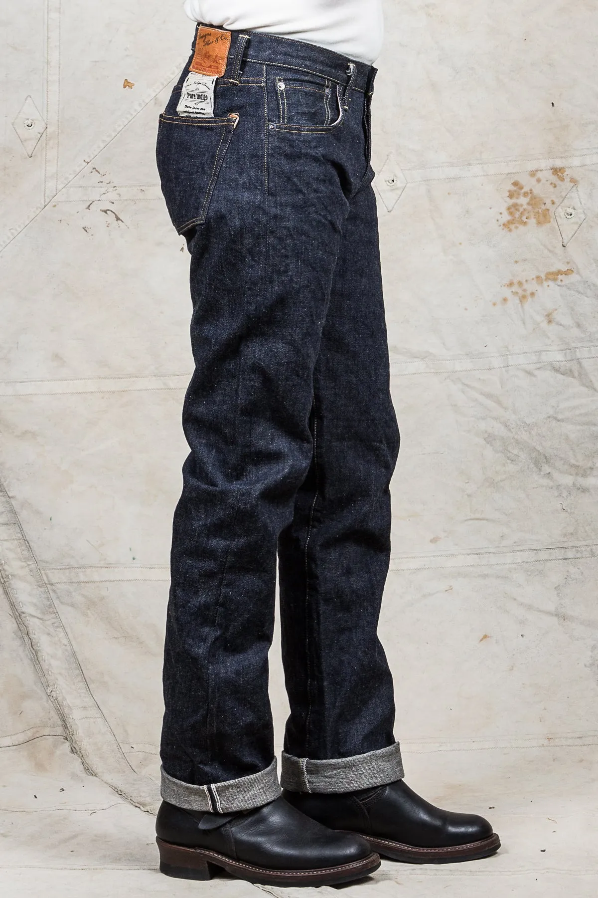 Burgus Plus & Co. 955-xx Natural Indigo Selvedge Denim Jeans