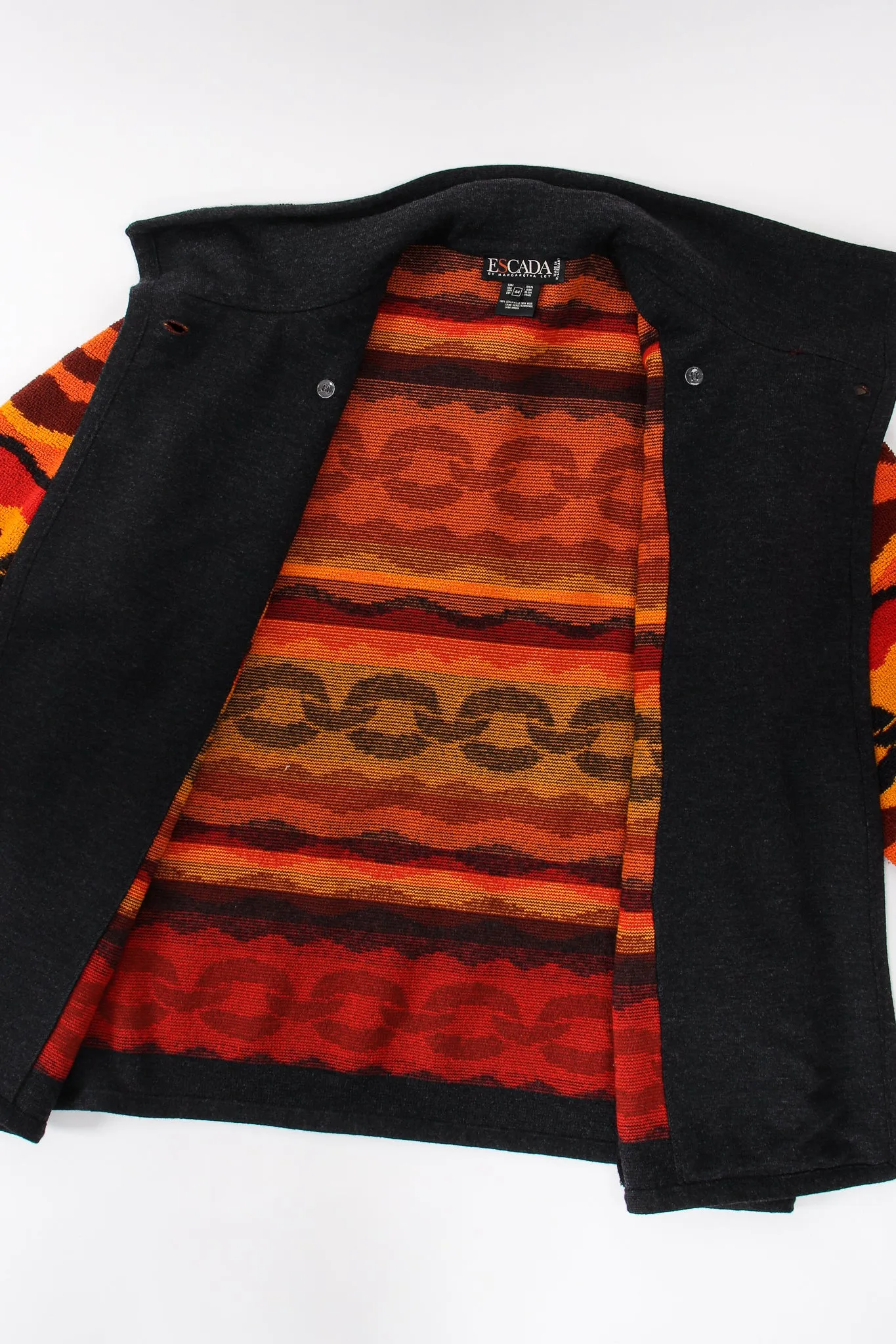 Chain Link Knit Sweater Coat