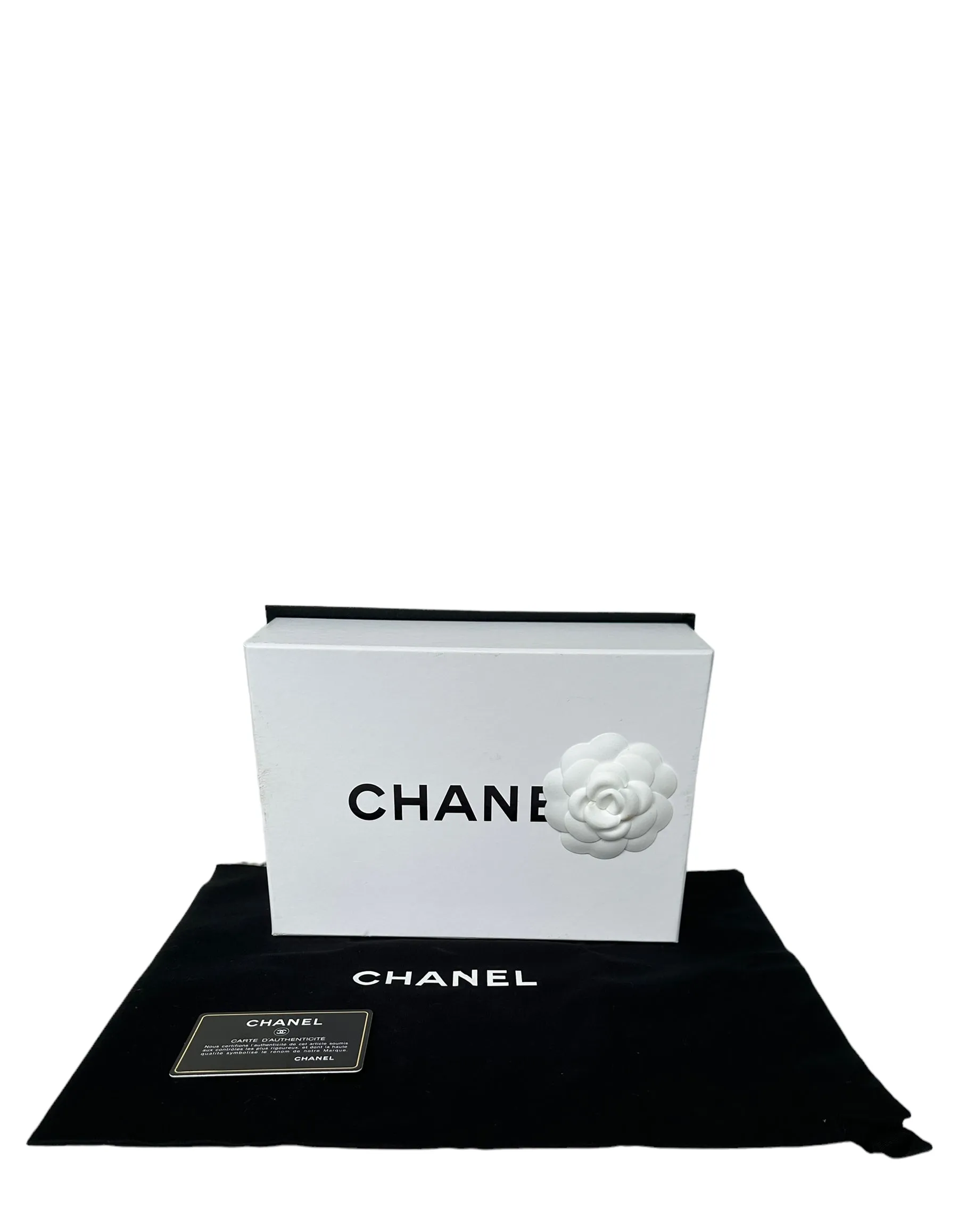 Chanel Black Calfskin Leather Quilted World Coin Charm Flap Bag