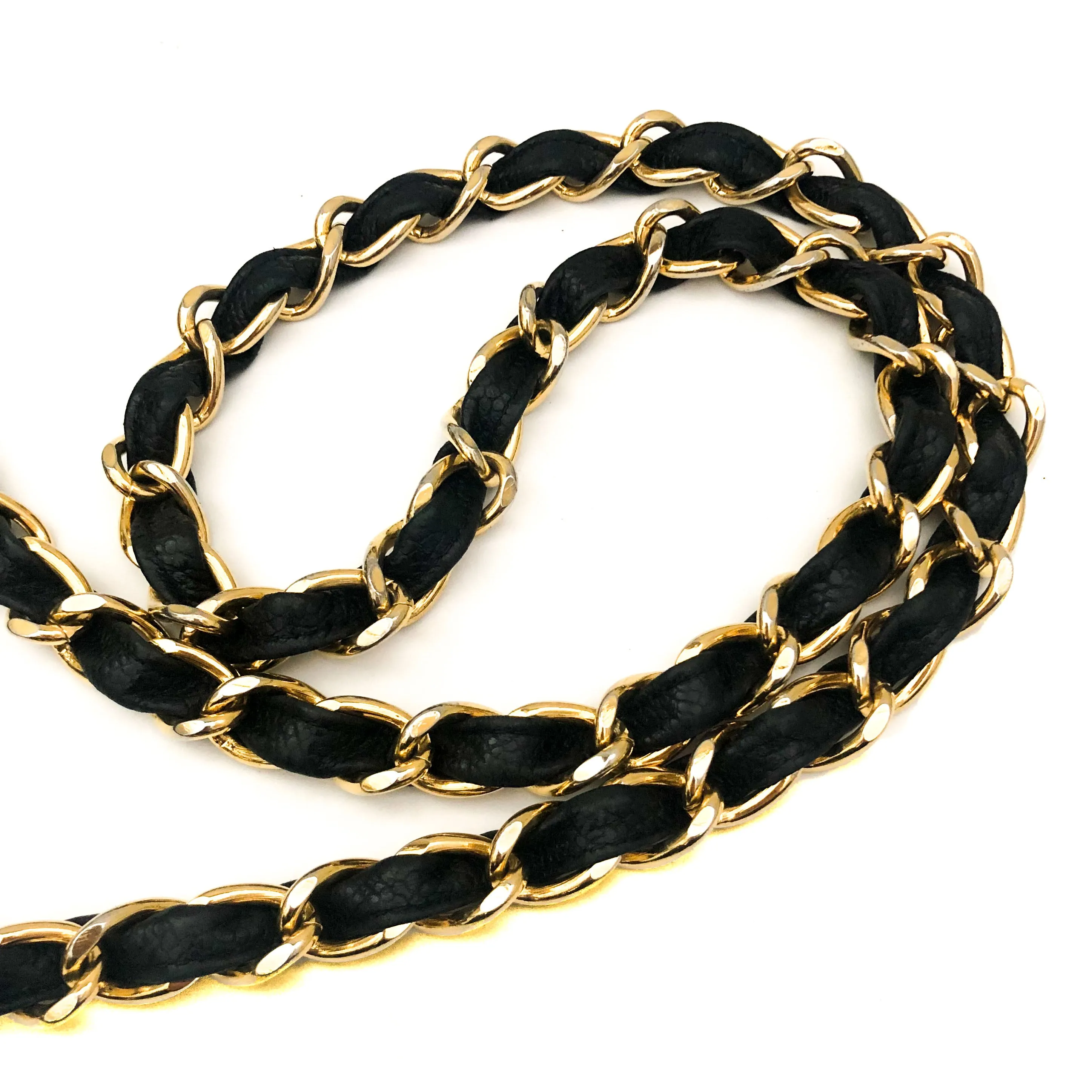 Chanel Vintage Rare Black Caviar Vertical Quilted Jumbo