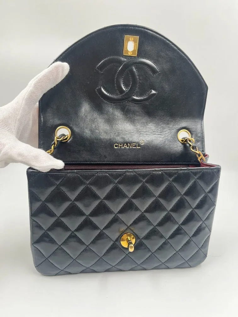 Chanel Vintage Single Flap with 24k gold plated hardware
