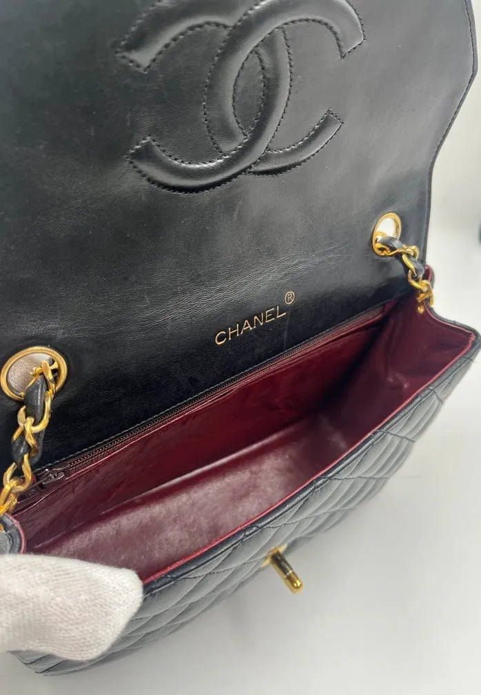 Chanel Vintage Single Flap with 24k gold plated hardware