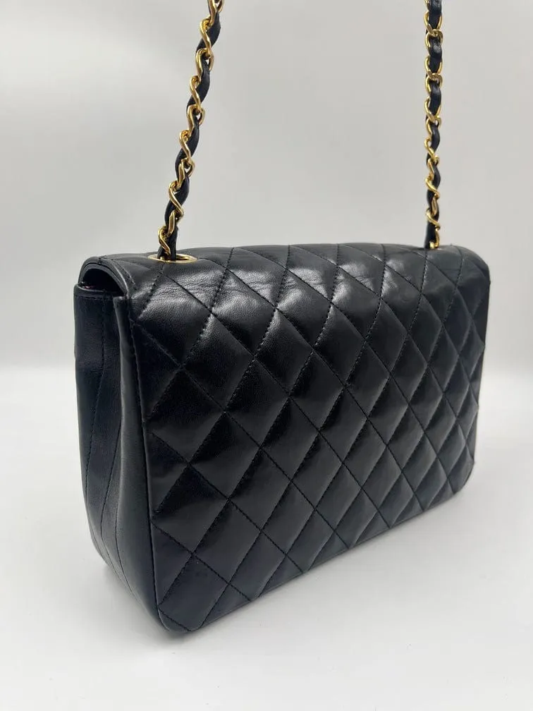 Chanel Vintage Single Flap with 24k gold plated hardware