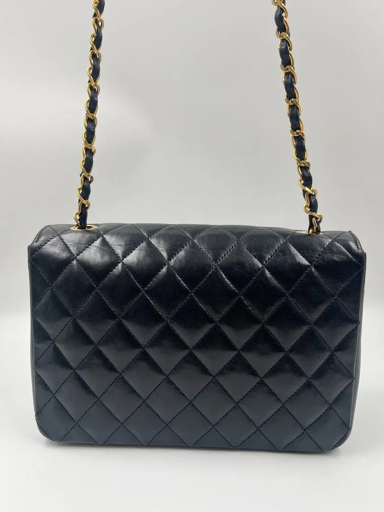 Chanel Vintage Single Flap with 24k gold plated hardware