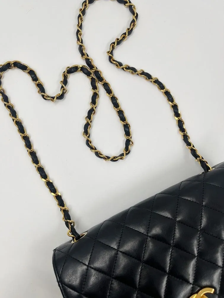 Chanel Vintage Single Flap with 24k gold plated hardware