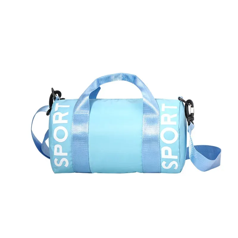Children's Fitness Sports Bag - Small Nylon Training Luggage for Travel, Weekend Packing, and Gym Workouts, with Shoulder Strap