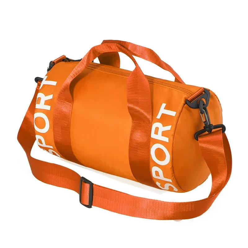 Children's Fitness Sports Bag - Small Nylon Training Luggage for Travel, Weekend Packing, and Gym Workouts, with Shoulder Strap