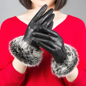 Chloé Rousseau Noble Leather Gloves