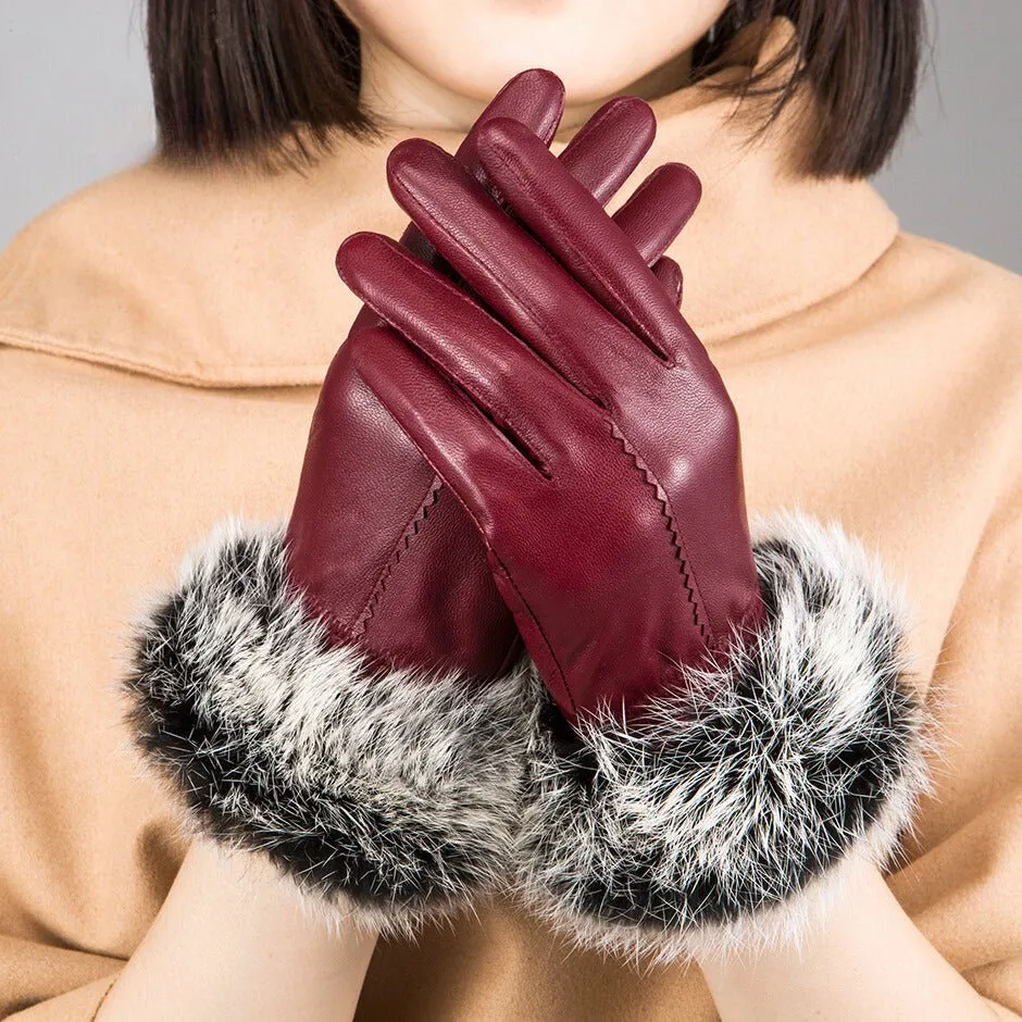 Chloé Rousseau Noble Leather Gloves