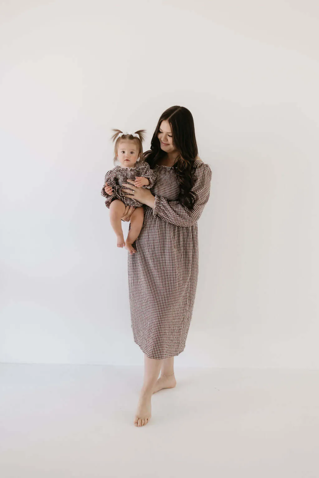 Chocolate Chai | Ruffle Romper