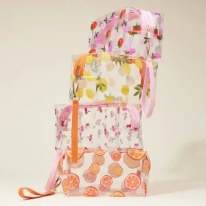 Clear Fruit Cosmetic Bags