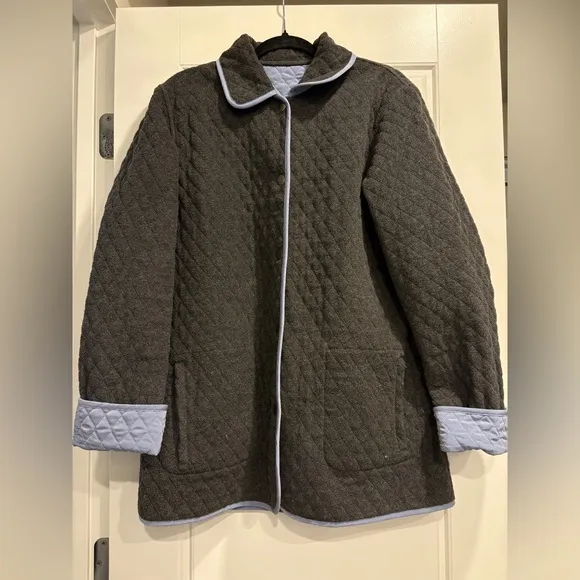 Colebrook &amp; Co. Outterwear Reversible Quilted Car Coat Womens Large Warm Winter