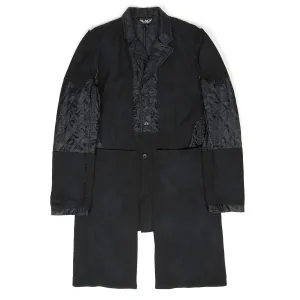 Comme Des Garçons BLACK AD2018 Quilted Cut Out Coat Size XXL