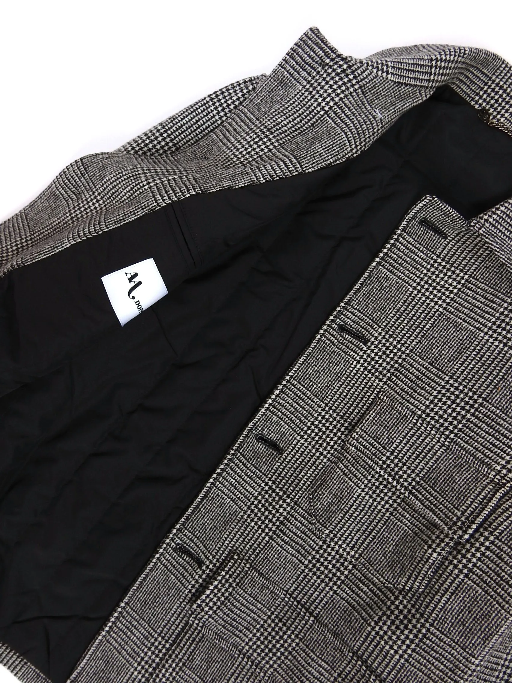 Doppiaa Quilted Wool Jacket Size 48