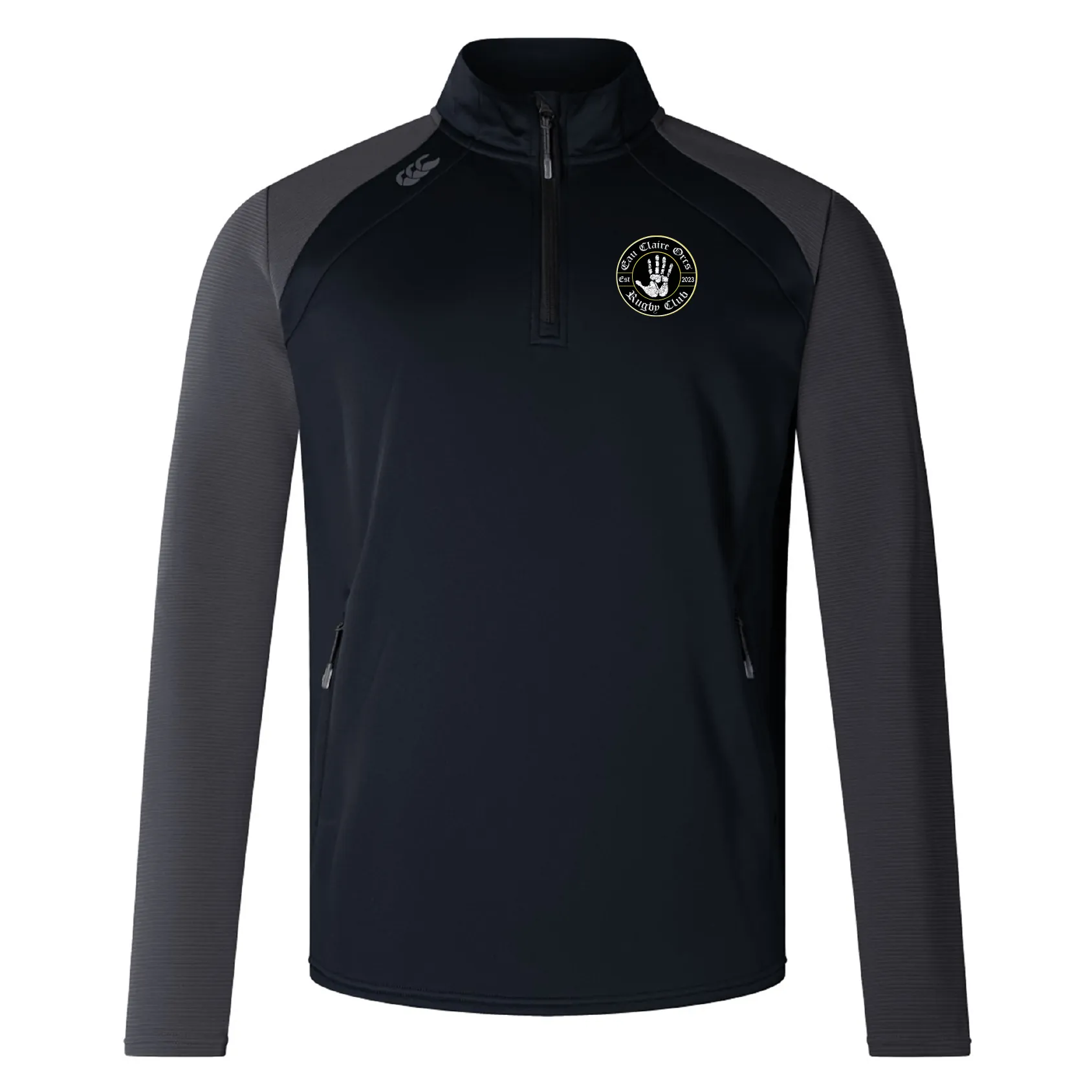 Eau Claire Orcs Elite 1/4 Zip Top by Canterbury