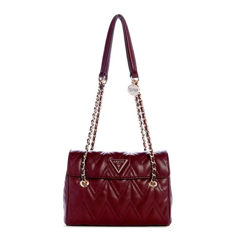 EDA FLAP SHOULDER BAG - TAS GUESS ORIGINAL WANITA